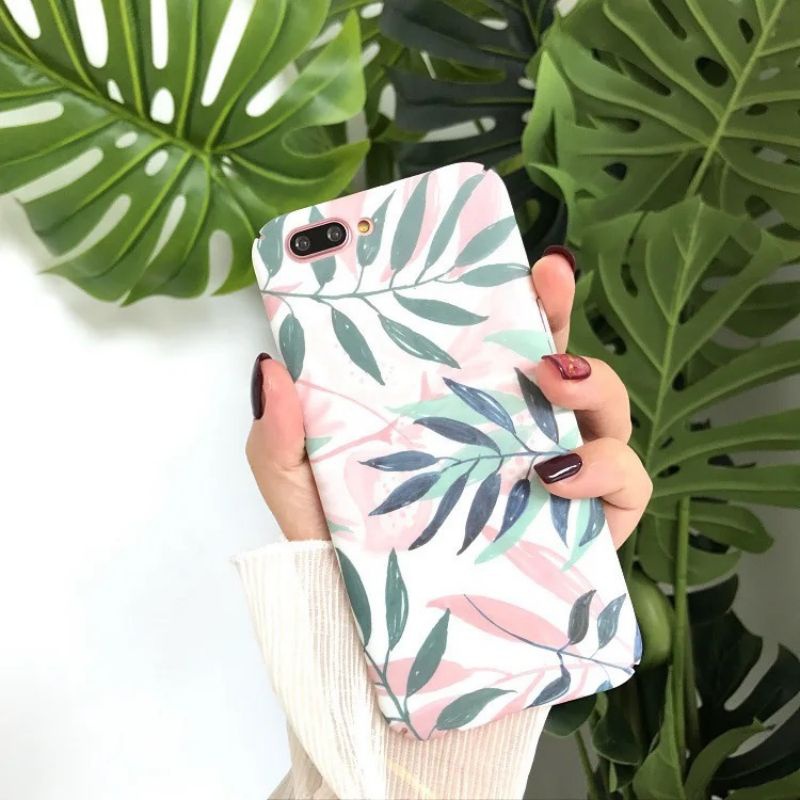 iphone case in the shape of a leaf