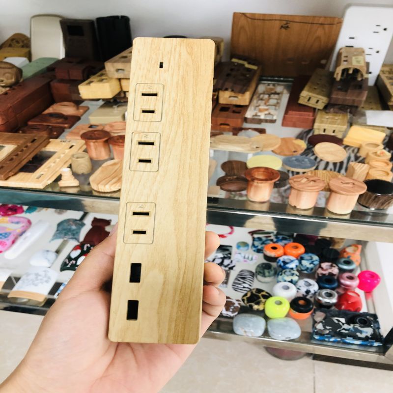 Desktop charging station in a home office dormitory